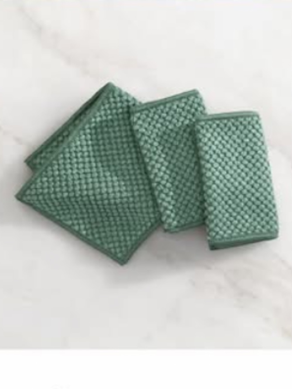 Norwex Counter Cloths in Forest Set of 3 NWT